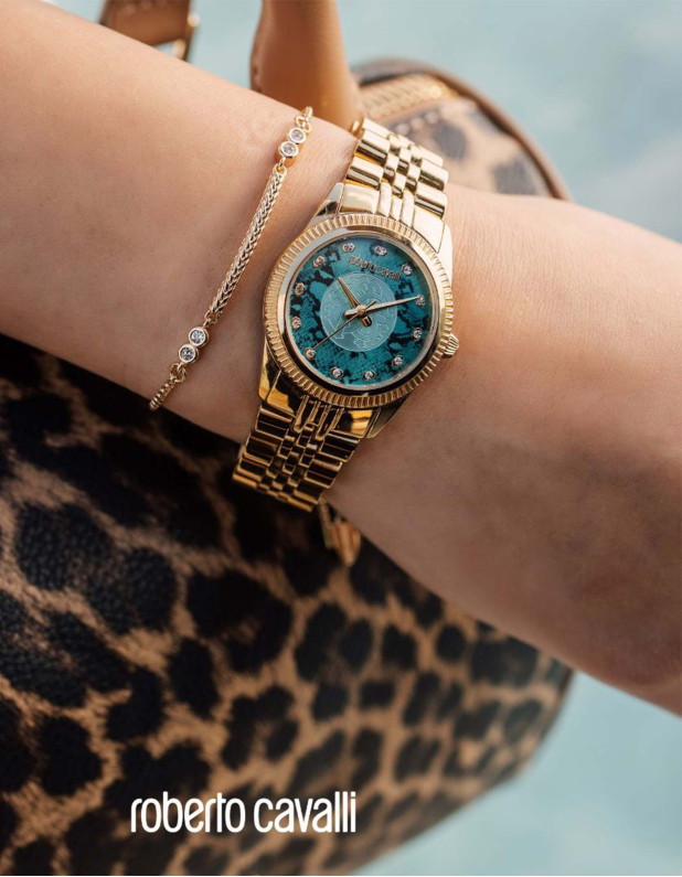 Roberto Cavalli Ladies Watch with Bracelet